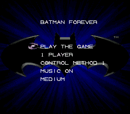 Заставка игры Batman Forever